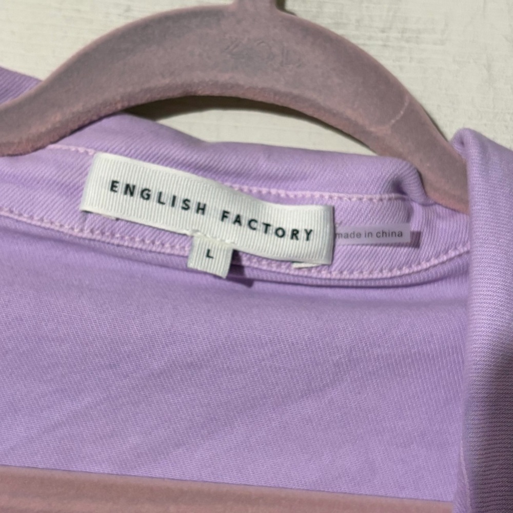 English factory Washed Denim Mini Dress - Picture 4 of 4